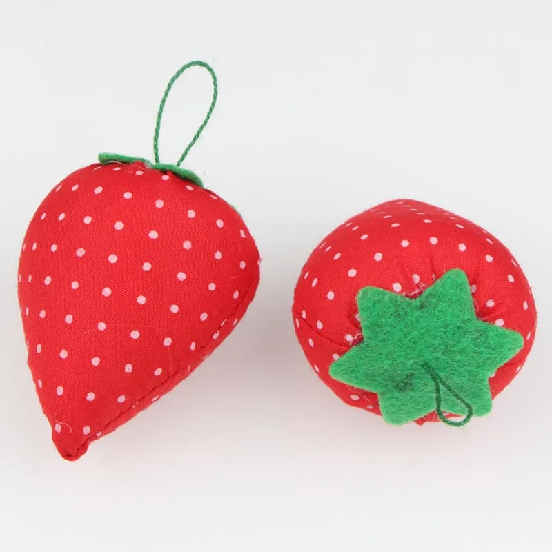 2pcs/set Sewing Strawberry Needle Pin Cushion With Elastic Wrist Belt DIY Handcraft Tool for Stitch Needlework Accessory | Дом и сад