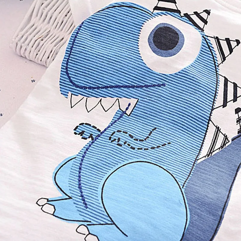 Футболка и штаны для мальчиков хлопковые с мультяшным принтом |