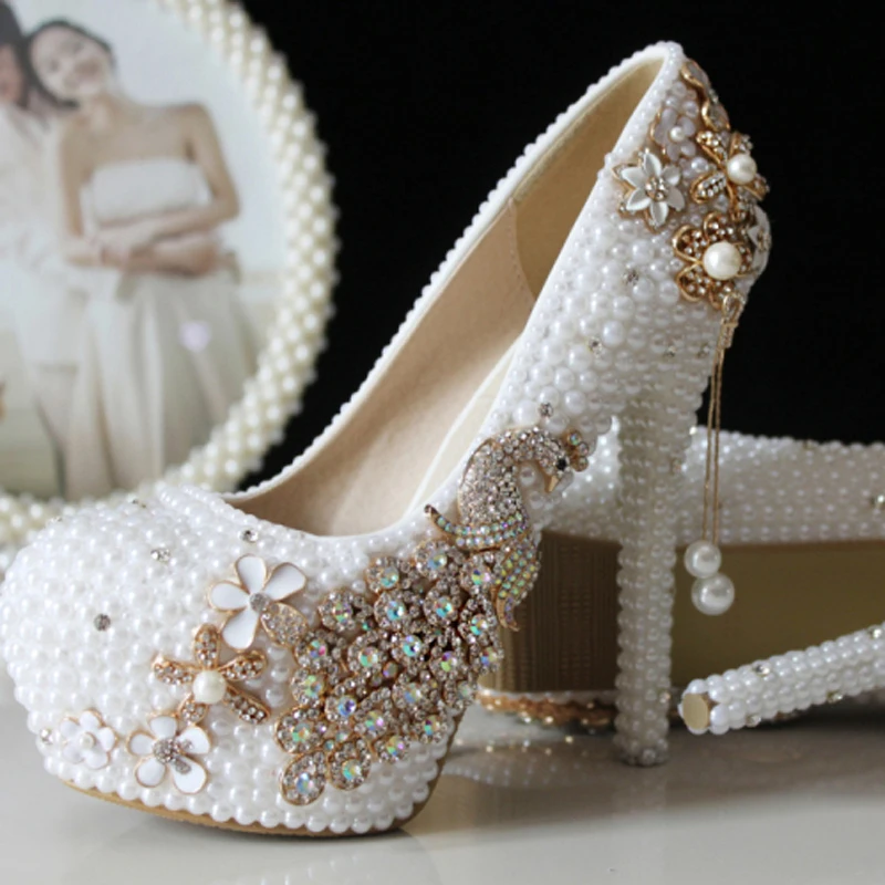 Модная свадебная обувь из натуральной кожи со стразами 2018 свадебные туфли на