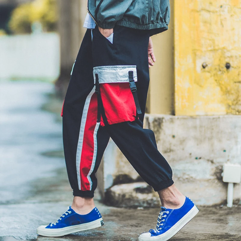 Мужские спортивные штаны в стиле хип-хоп с камуфляжным принтом повседневные