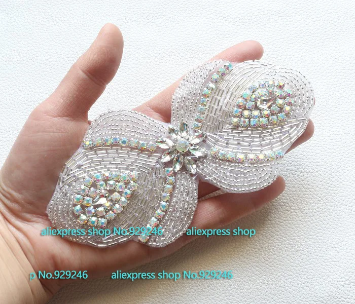 2 шт./лот butterflytie ab аппликация из хрустальных страз Горячая фиксация мотив стразы
