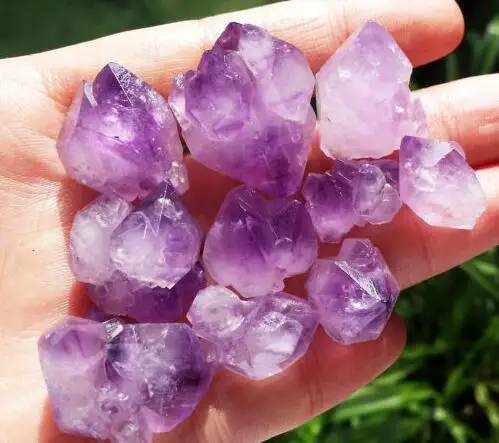 

100g Natural Unique Quartz Crystal Amethyst Point Rough Specimen