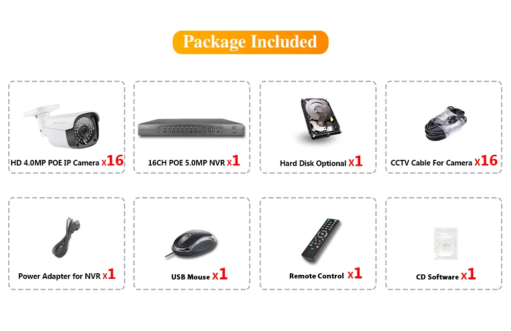 5MP HDMI POE NVR комплект CCTV система безопасности DVR 16 шт. аудио запись IP камера P2P видео 2