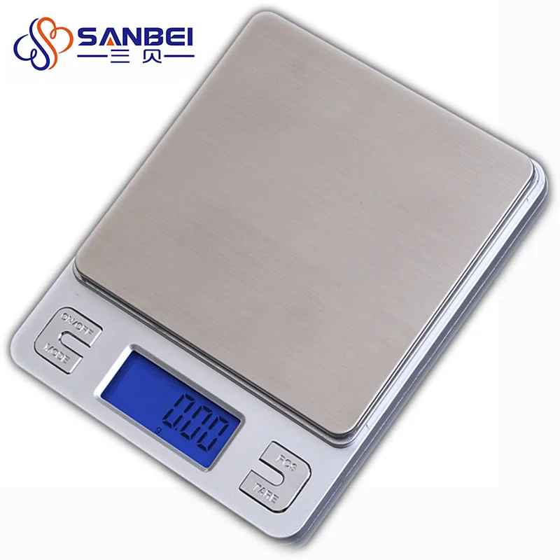 Цифровые электронные весы SANBEI 0 1 г 3000 для еды диеты почтовые кухонные ювелирных