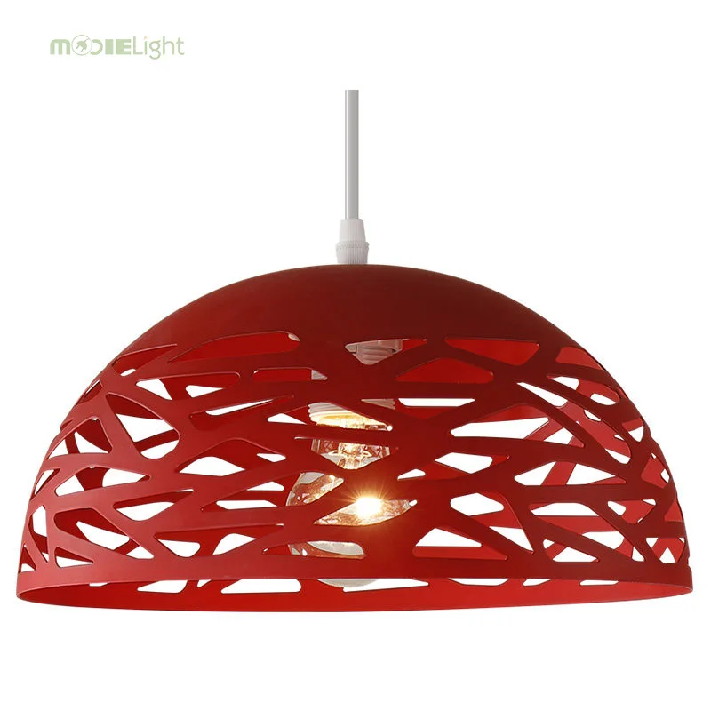 Free Shipping Modern Led Pendant Lamp White Black Painting Metal Light for Stair Dinning Living Room Hanging Lighting | Лампы и