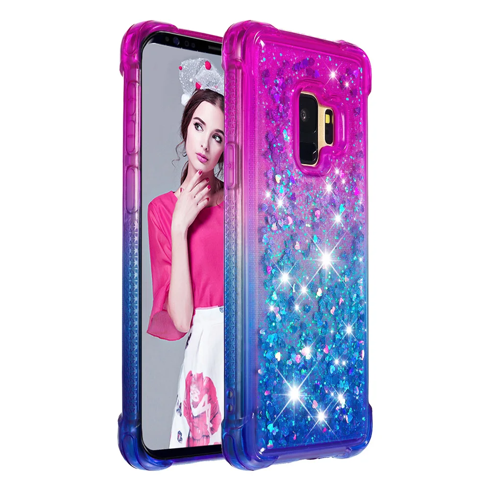 Чехол бампер из ТПУ с зыбучим песком для Samsung Galaxy S9 9S G960F G960F/DS SM