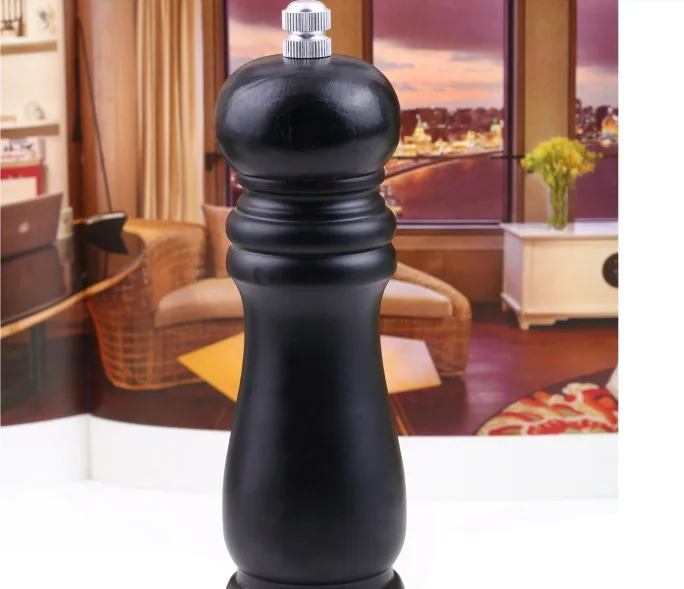 

6 inch pepper Grinder wood hand manual pepper spice Grinder
