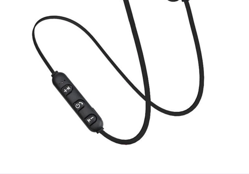 Wireless Bluetooth Earphones Metal Magnetic Stereo sports Bass Cordless Headset Earbuds With Microphone Earphones for all phone