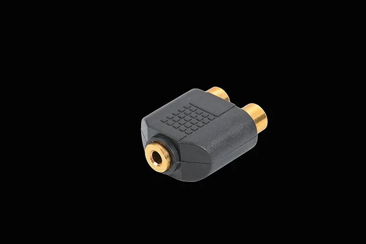 3 5 мм 1/8 &quotстерео гнездовой разъем для 2 двойных RCA Y разветвитель аудио адаптер