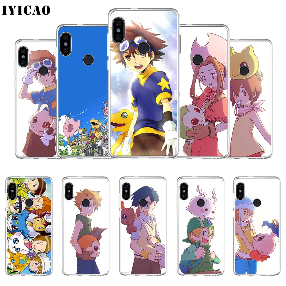 IYICAO Digimon Мягкий силиконовый чехол для телефона Xiaomi Mi 9 8 SE 6 A1 A2 Lite F1 MIX2S MIX3 TPU