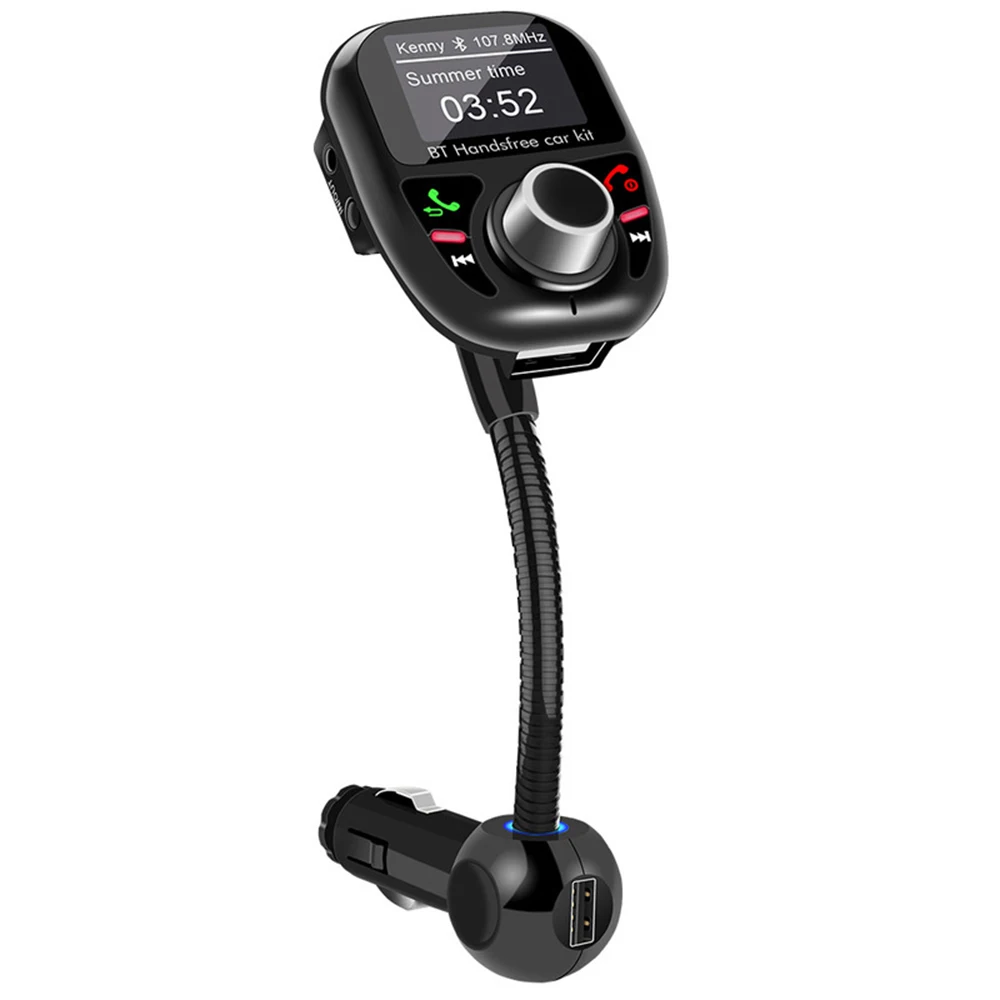 VR робот Bluetooth Handsfree автомобильный комплект fm-передатчик модулятор 5 в 3.4A USB зарядное устройство адаптер Aux автомобильное аудио TF U диск MP3 плеер