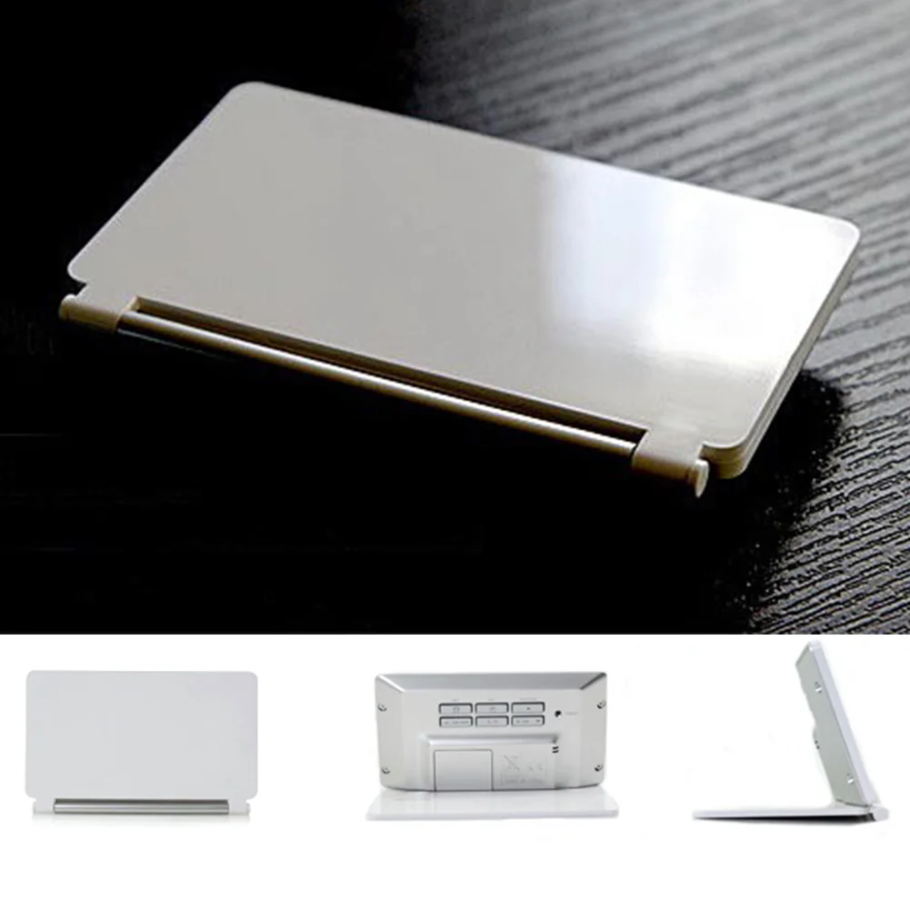 Mini Travel Digital Desk Electronic Temperature Alarm Clock Home Flip LCD Display Calendar Folding Silent Office | Дом и сад