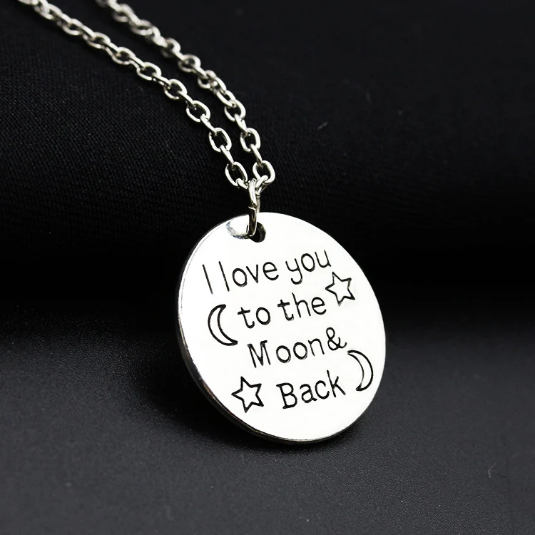 Большая распродажа ювелирных изделий дропшиппинг оптом l love you ожерелье с