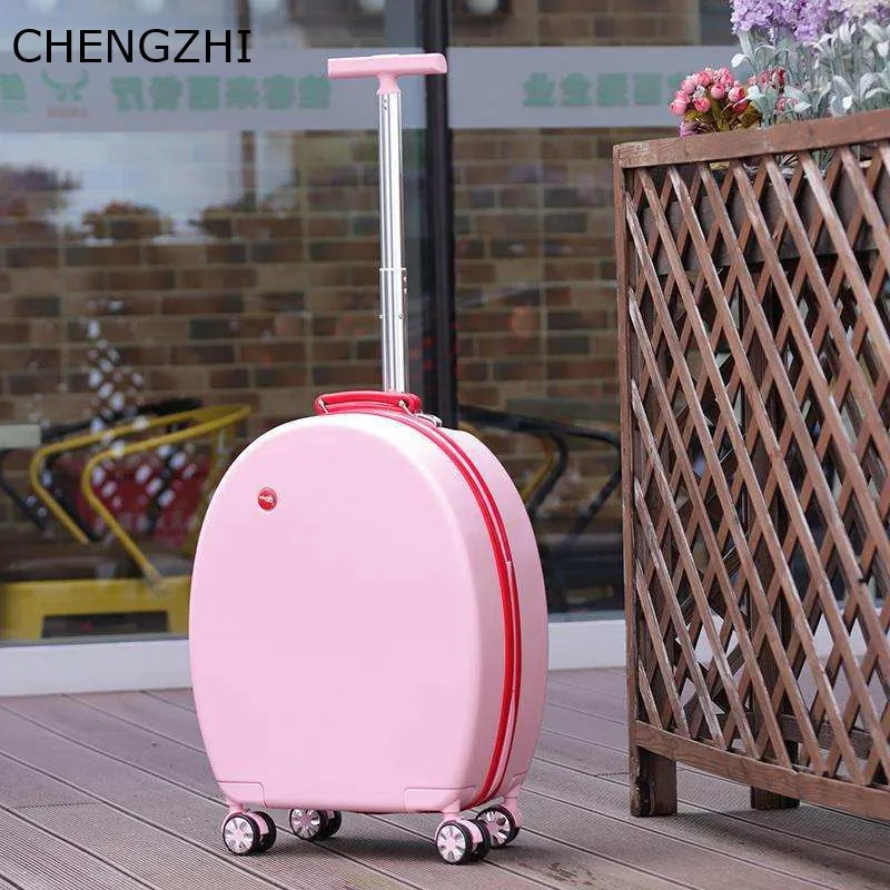 CHENGZHI NEW 20&quotInch ABS+PC Rolling Luggage Spinner Trolley Girls Carry On Suitcase Travel With Wheels | Багаж и сумки
