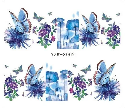 WUF 1 лист 2021 Сделай Сам дизайн Переводные насадки для ногтей розовый цветок розы