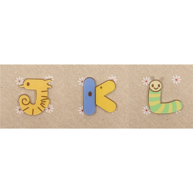 FFFPIN Acrylic Cartoon Badge Animal 26 Letter Teach Brooch Home Ornament Breastpin Spain Pin Coin Icon Women Jewelry Decoration | Дом и сад