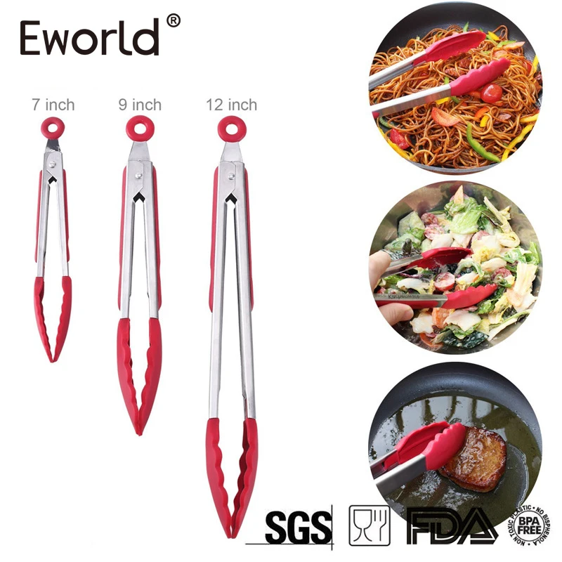 Eworld новый силиконовый кухонный салат для приготовления пищи сервировка барбекю