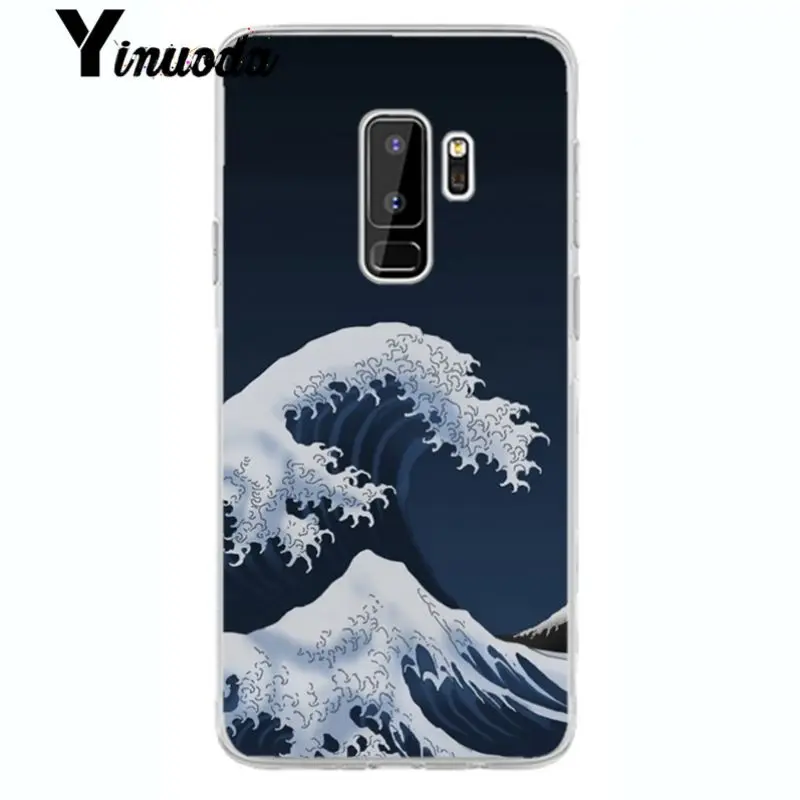 Yinuoda Wave Art японский зеленый Ил Новое поступление Прозрачный чехол для мобильного