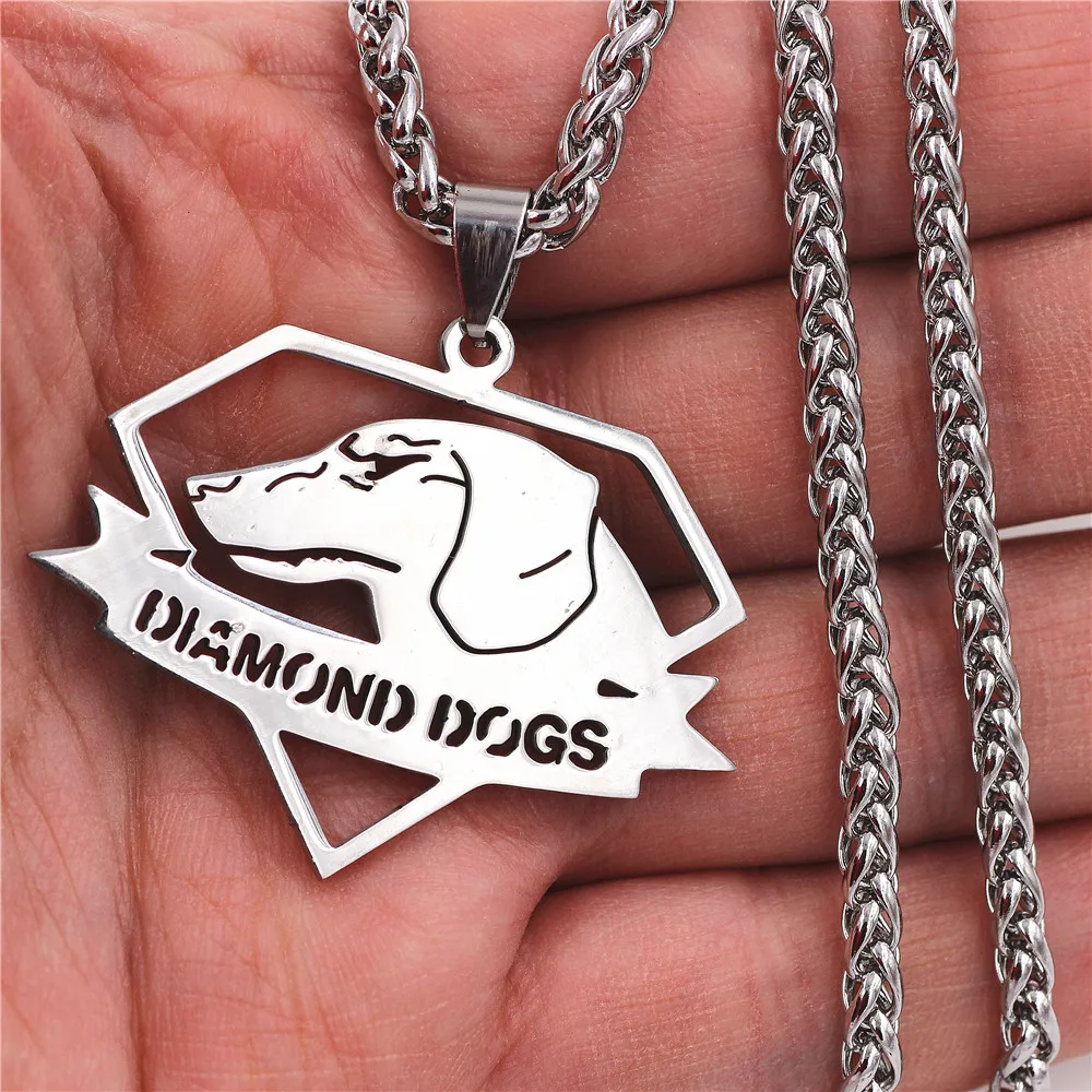 Мужская подвеска из нержавеющей стали DiamondDogs византийская цепочка цветные