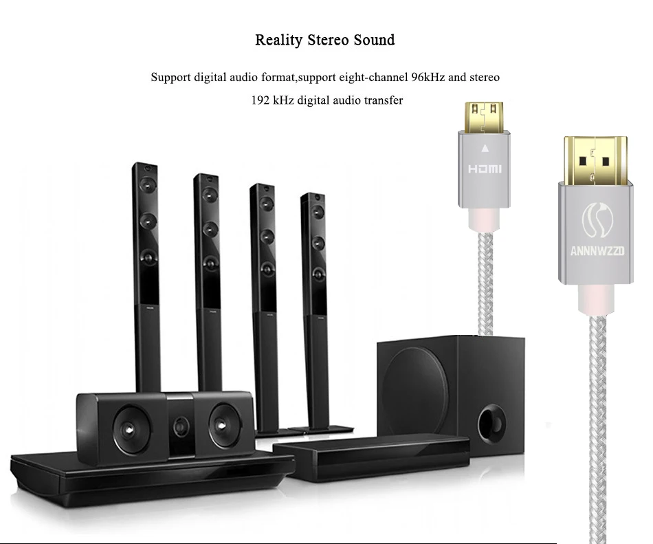 ANNNWZZD HDMI к Mini HDMI кабель для передачи данных V1.4 позолоченный штекер 3D 1080 P передачи видеосигнала для подставки для мобильных телефонов и планшетов D
