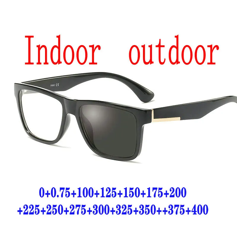 Мужские фотохромные очки для чтения многофокальные с дальним зрением FML