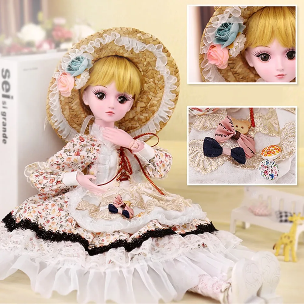 1/3 BJD кукла 60 см/23 6 ''Высота 19 шарнирные куклы (парик + обувь одежда волосы глаза