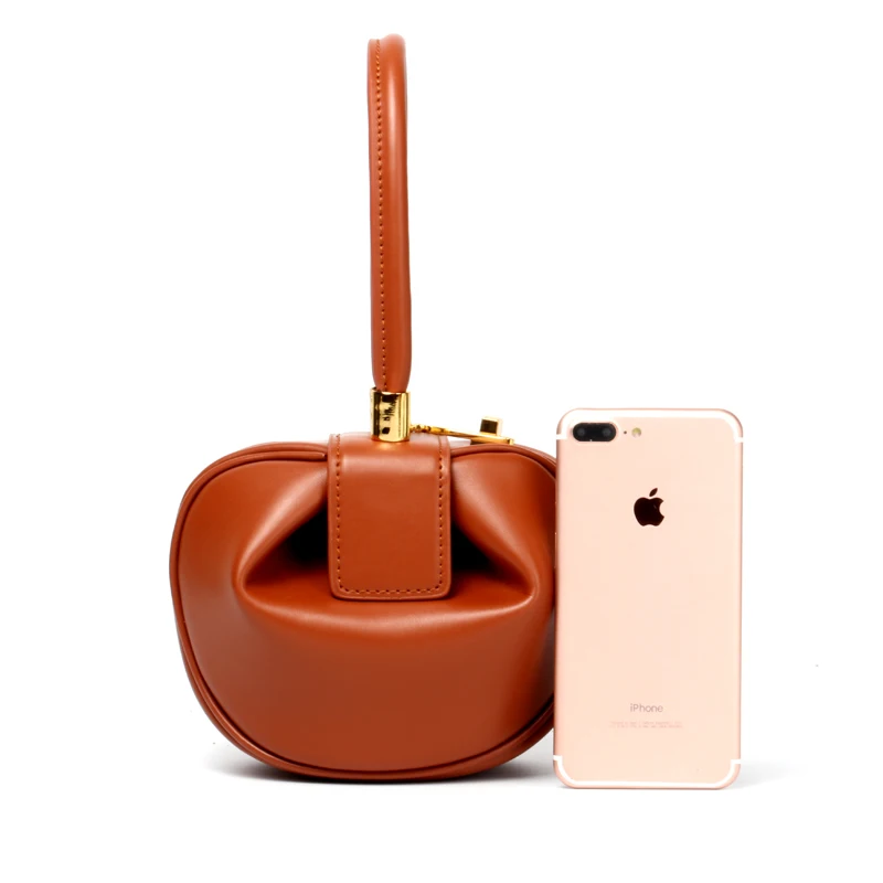 2019 New Elegant Spherical Cow Genuine Leather Bags Women Small Designer Handbags High Quality Luxury Ladies Tote | Багаж и сумки