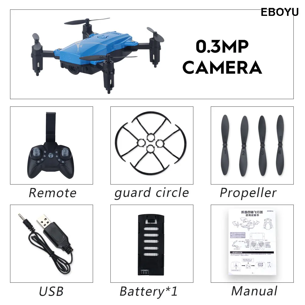 Blue 30W WiFi Cam LF602 2,4G HZ мини складной Радиоуправляемый Дрон с 2.0MP/0.3MP WiFi FPV камерой удерживающий высоту Безголовый режим один ключ возврат Радиоуправляемый квадрокоптер - Цвет: Blue 30W WiFi Cam