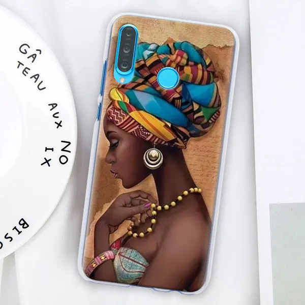 007 Красивый афро ДЕВУШКА Футляр для телефона для huawei P30 Pro P10 P20 P30 Lite P8 P9 Lite P Smart Plus чехол - Цвет: 007