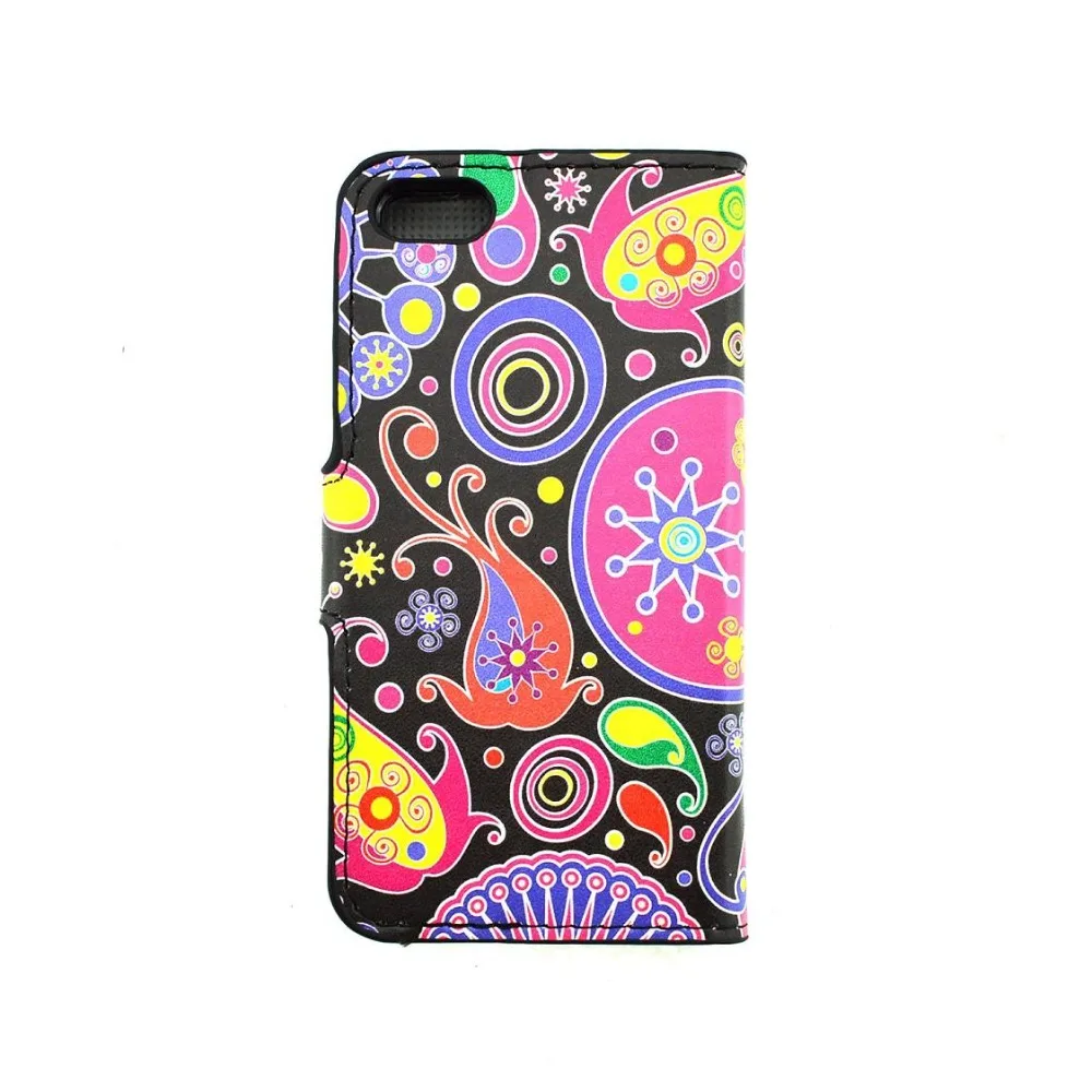 США Флаг Великобритании бабочка сливы цветок мультфильм живопись Флип кожаный