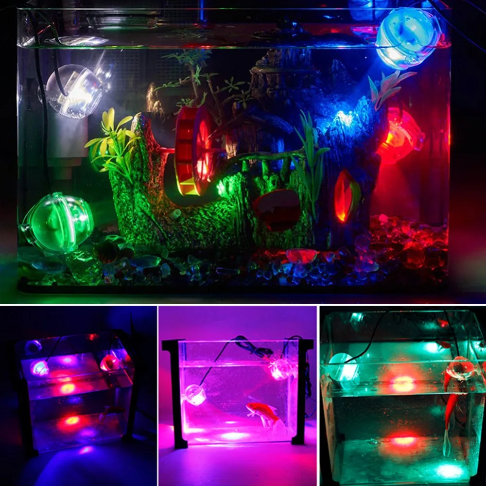 Новинка 2017 высокое качество аквариумные погружные лампы мини светодиодные