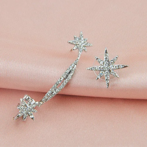 Горячая Распродажа манжета для уха со звездой женские Личность роскошный клип