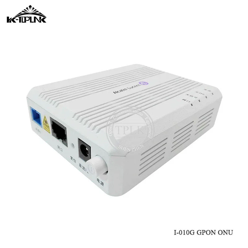 10 шт используется для Alcatel Работает с любым оператором I-010G GPON 1G + 1TEL ONU ONT модем