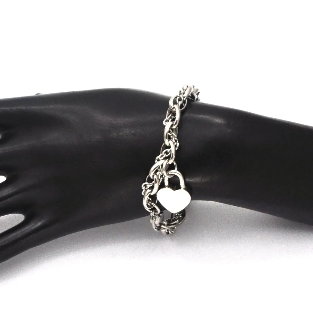 Новый стиль оптом из нержавеющей стали серебряный цвет креативное любящее