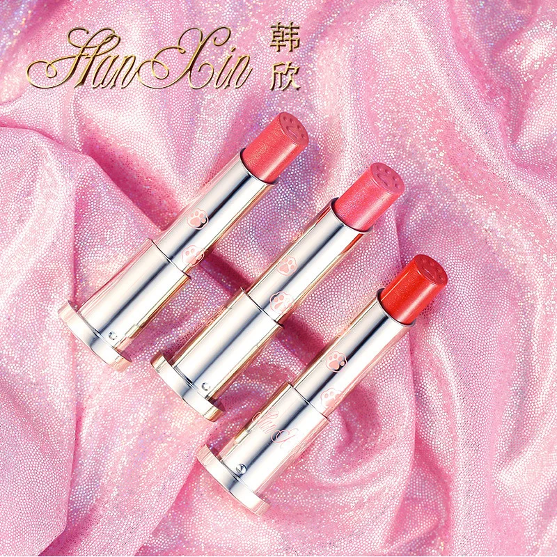 3 шт./компл. Роскошный милый набор для губ с рисунком кота блестящий увлажняющий