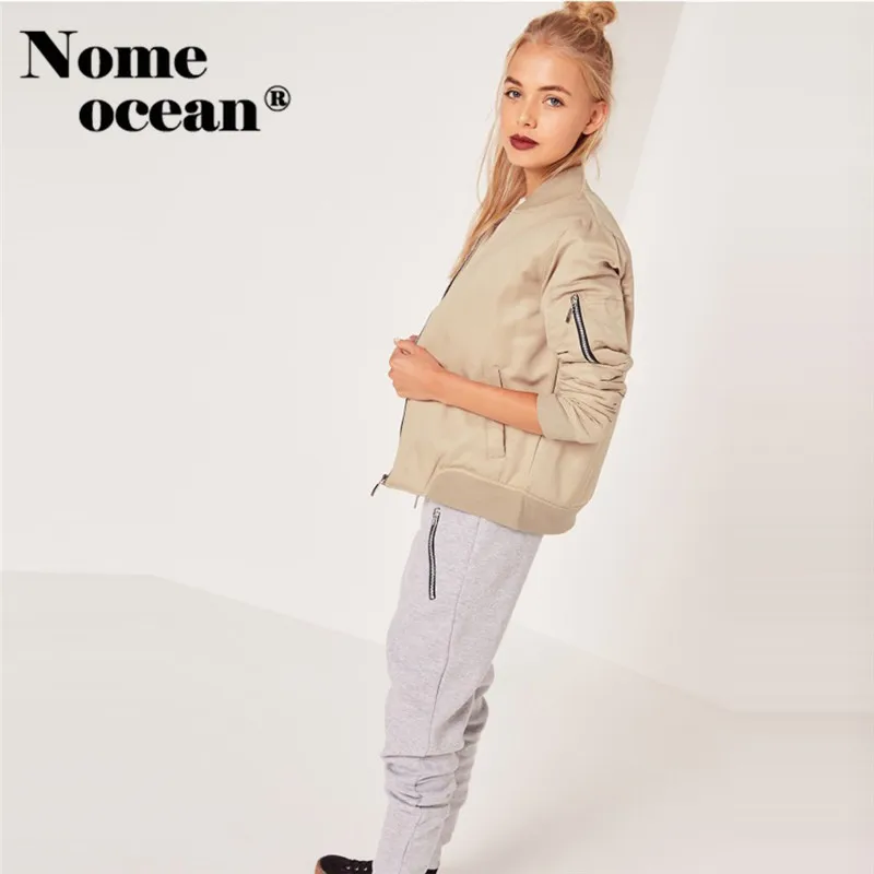 Мягкая сенсорная куртка-бомбер 2018 весенние женские куртки верхняя одежда на