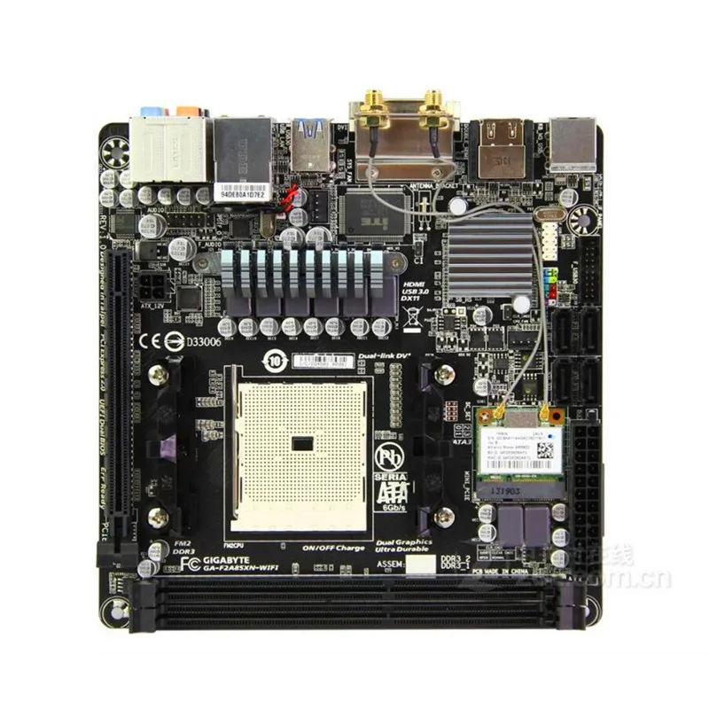 Для Gigabyte оригинальная б/у настольная материнская плата разъем FM2 DDR3 SATA3