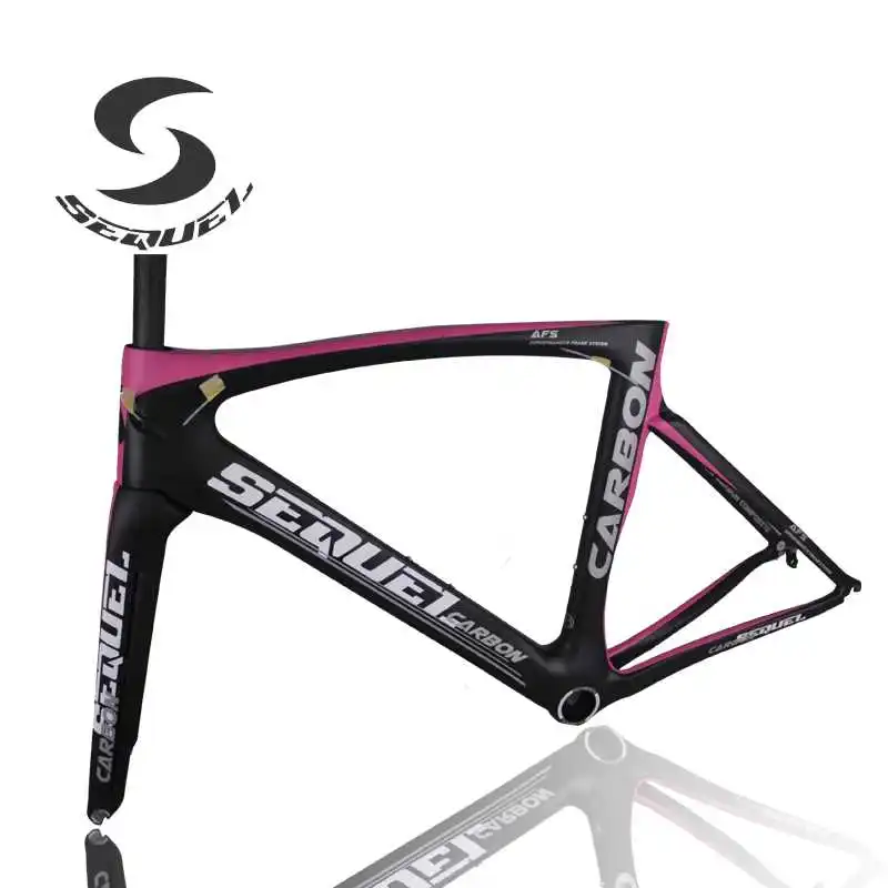 Розовая карбоновая рама для велосипеда T1000 зажим гарнитуры адаптер|Велосипедная