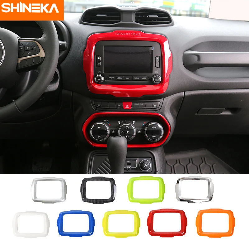 SHINEKA ABS 5 ''экран центральной консоли GPS навигация панель украшения Рамка для