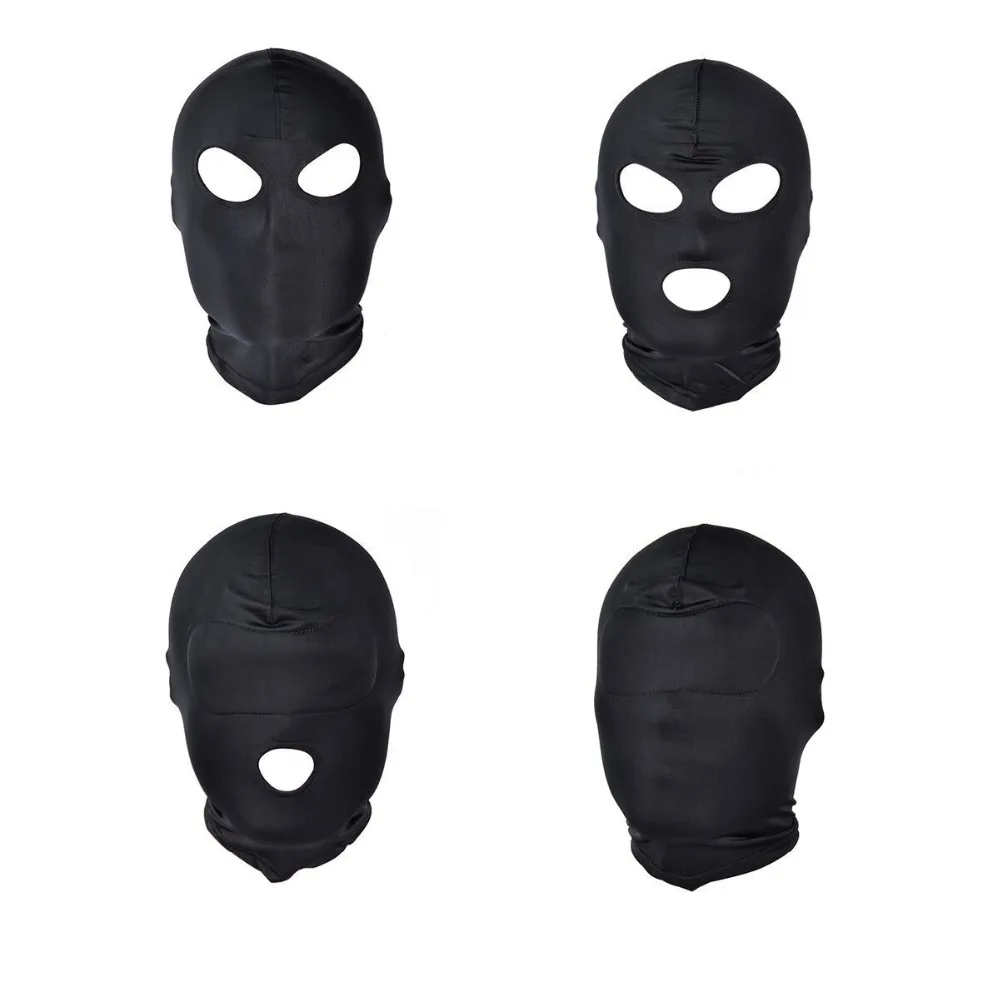 Голова маска с открытым ртом SM Связывание курчавые секс игрушки для женщин