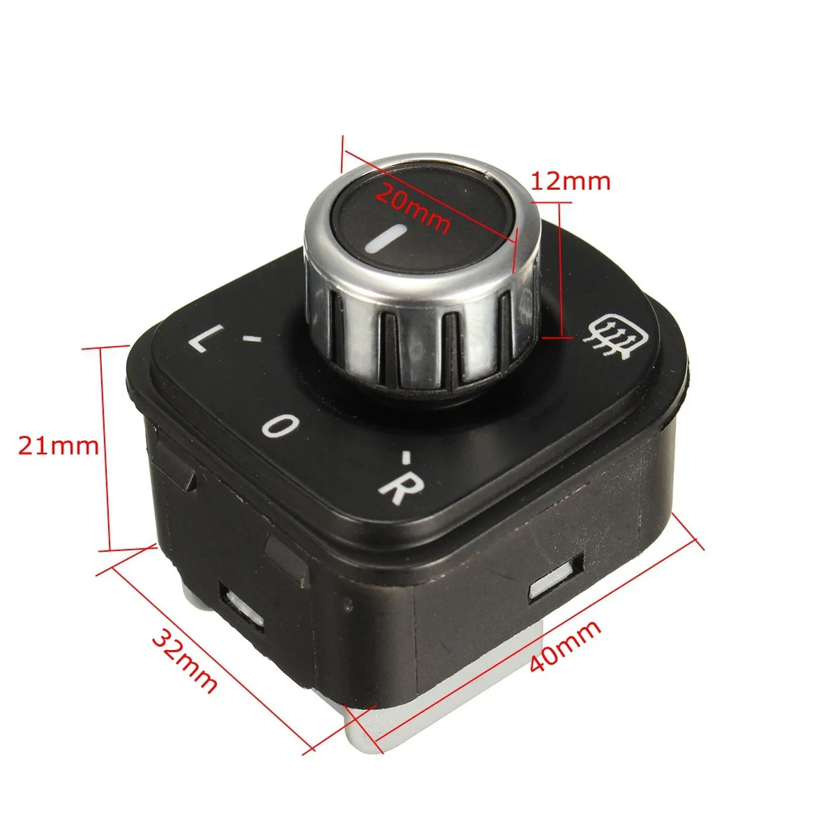 Переключатель регулировки бокового зеркала автомобиля тепловое управление для