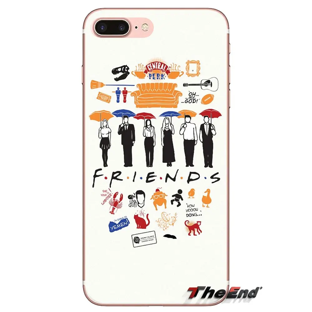 Transparent Soft Skin Case For LG G3 G4 Mini G5 G6 G7 Q6 Q7 Q8 Q9 V10 V20 V30 X Power 2 3 K10 K4 K8 2017 FRIENDS TV SERIES FUNNY |