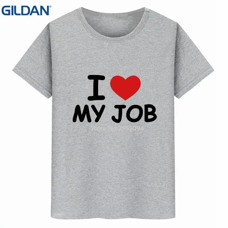 Интересно cool футболки хип хоп я люблю свою работу человек Мужская футболка S 100%