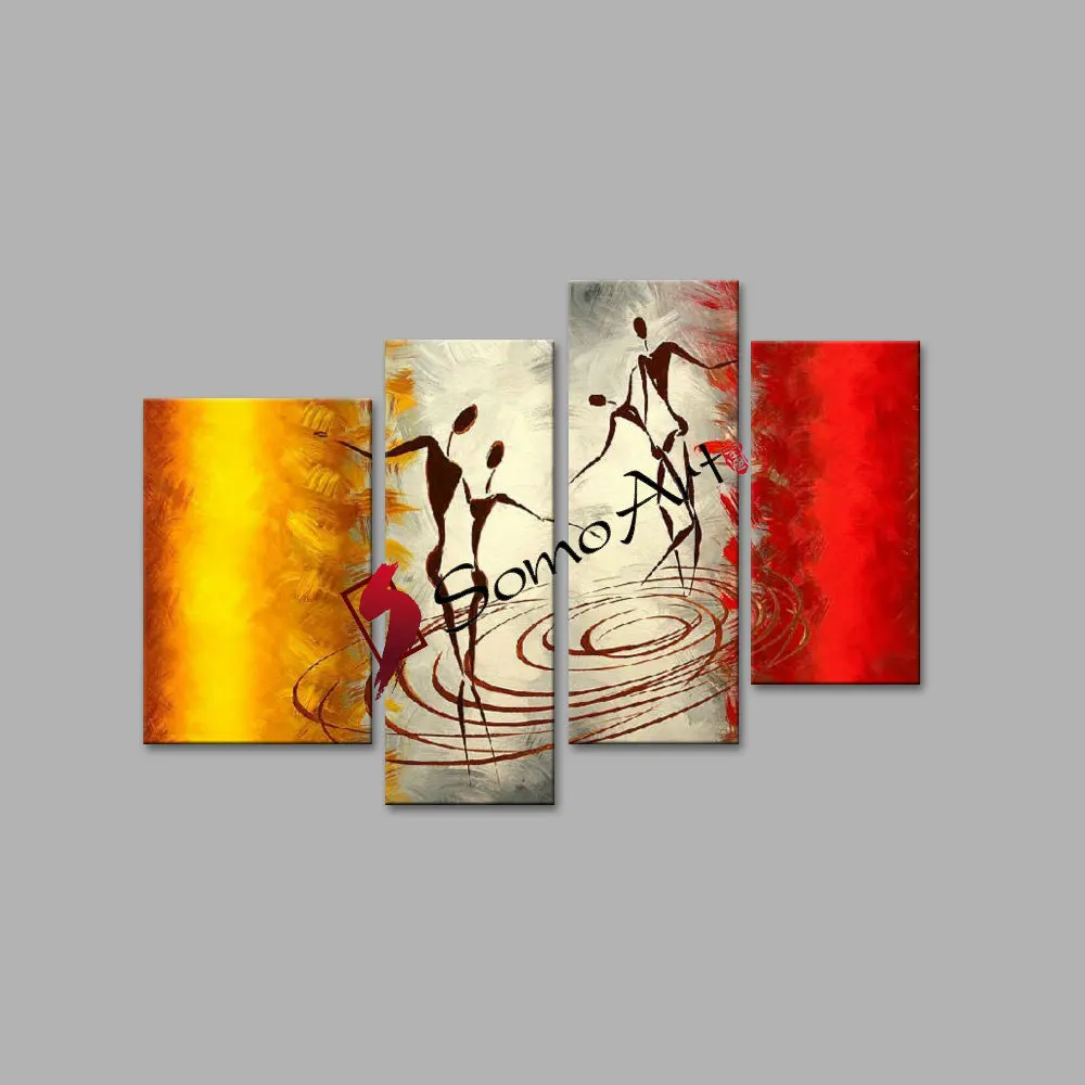 Бесплатная Доставка Ручная Роспись Искусства Картина Маслом на Холсте 4