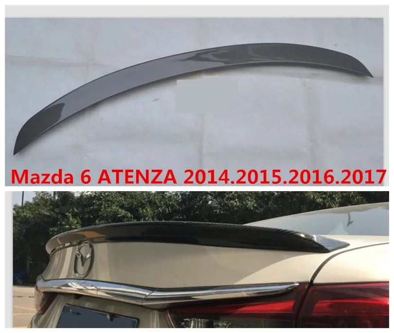 Спойлер из углеродного волокна для Mazda 6 ATENZA 2014.2015.2016.2017 высококачественные