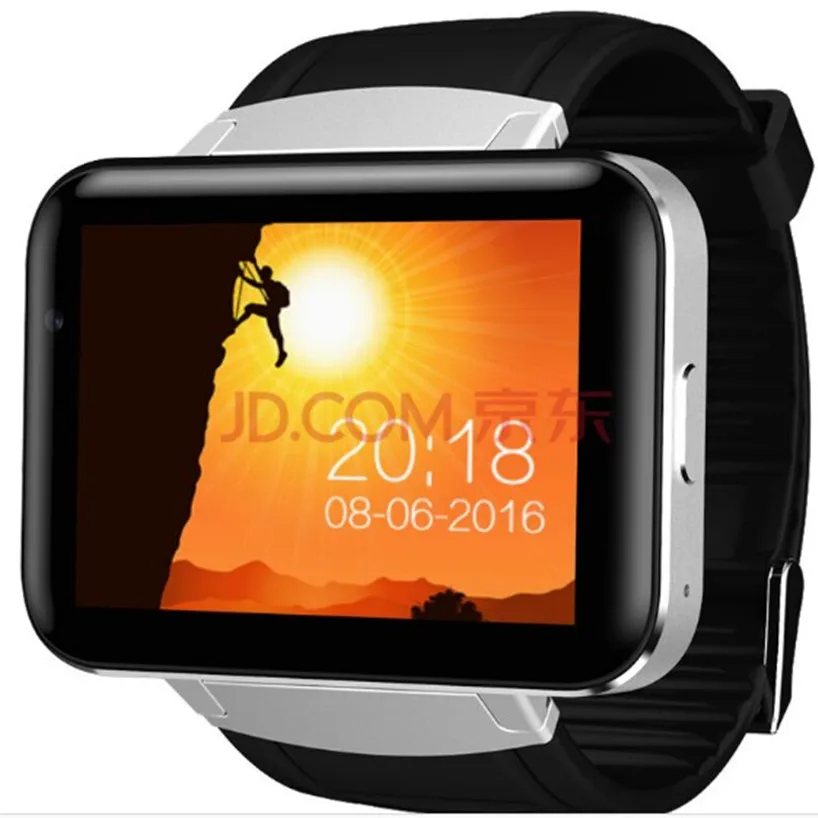 Новейший 3G Smartwatch телефон Android 2,2 дюймов WiFi Bluetooth gps Смарт часы Шагомер сна сенсорный экран карта Handsfree светодиодный HD