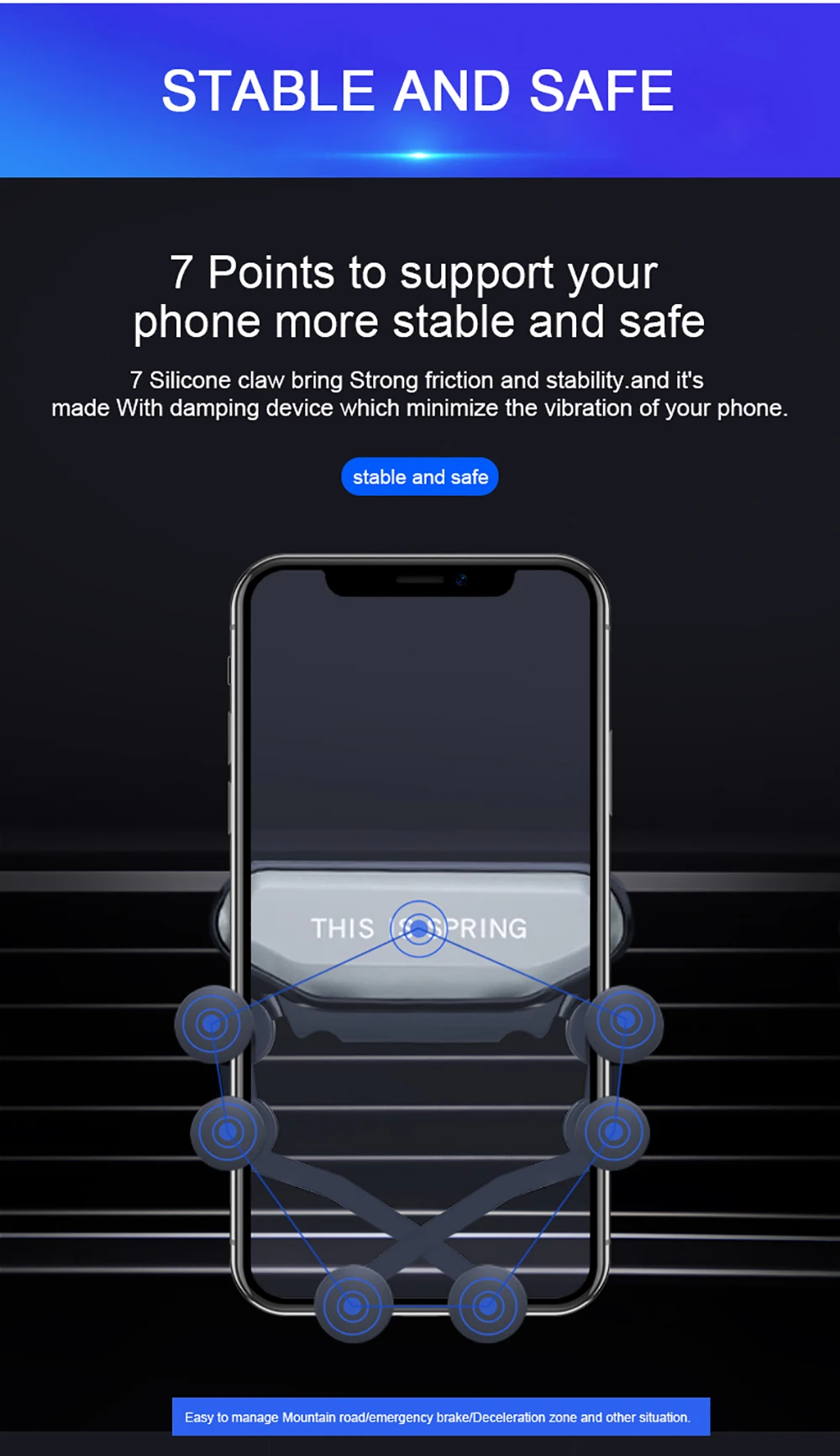 Гравитационный Автомобильный держатель для телефона для iphone X Xs Max samsung S9, держатель на вентиляционное отверстие автомобиля, автомобильные держатели для Xiaomi huawei, подставка для мобильного телефона