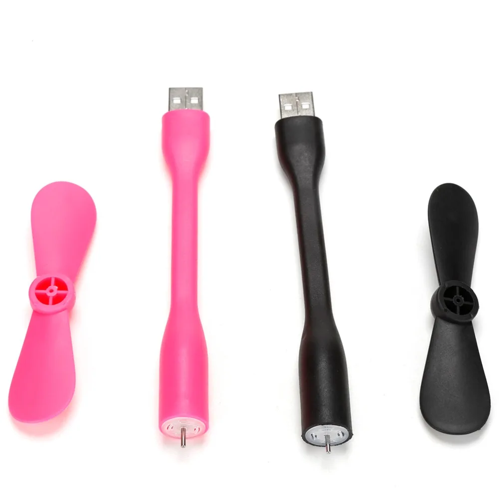 

1Pc Flexible Portable USB 2.0 Mini Fan Powered by Notebook Laptop Power Bank Mobile Charger For all Power Supply USB Output