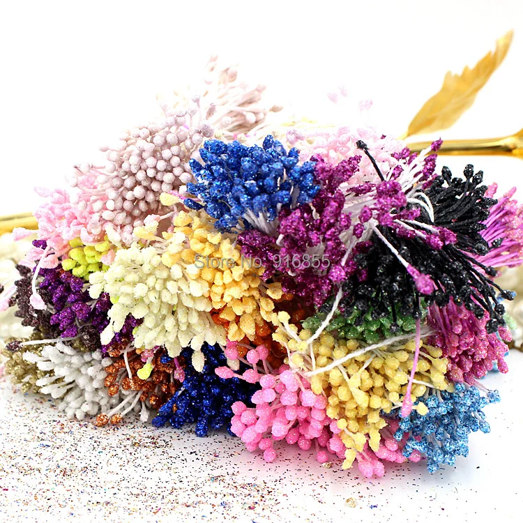 Бесплатная доставка 3 мм 1800 шт. Двойные наконечники разноцветные цветочные