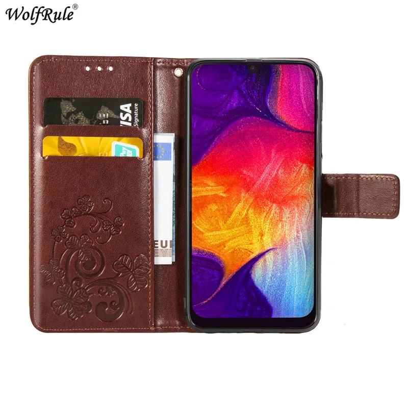 For Cover Samsung Galaxy A50 Case Flip PU Wallet Pouch Phone Bag A505 6.4'' | Мобильные телефоны и аксессуары
